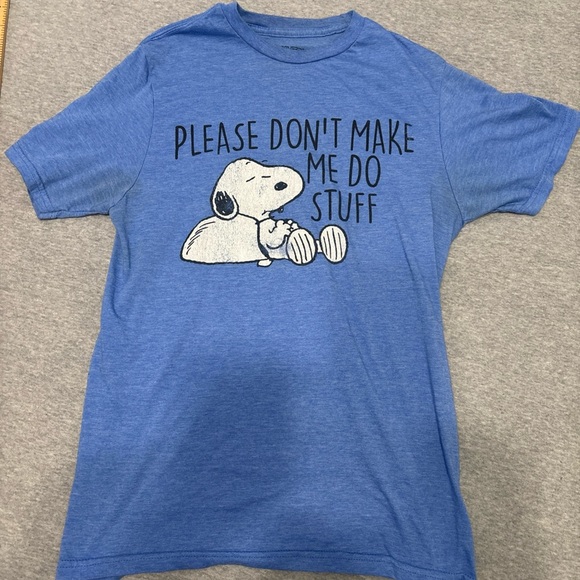 Peanuts Other - Peanuts Blue Snoopy Graphic Tee